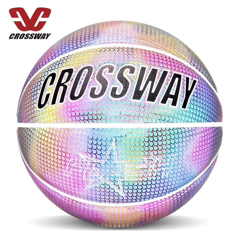 Holographic Reflective Wear-Resistant Luminous Basketball