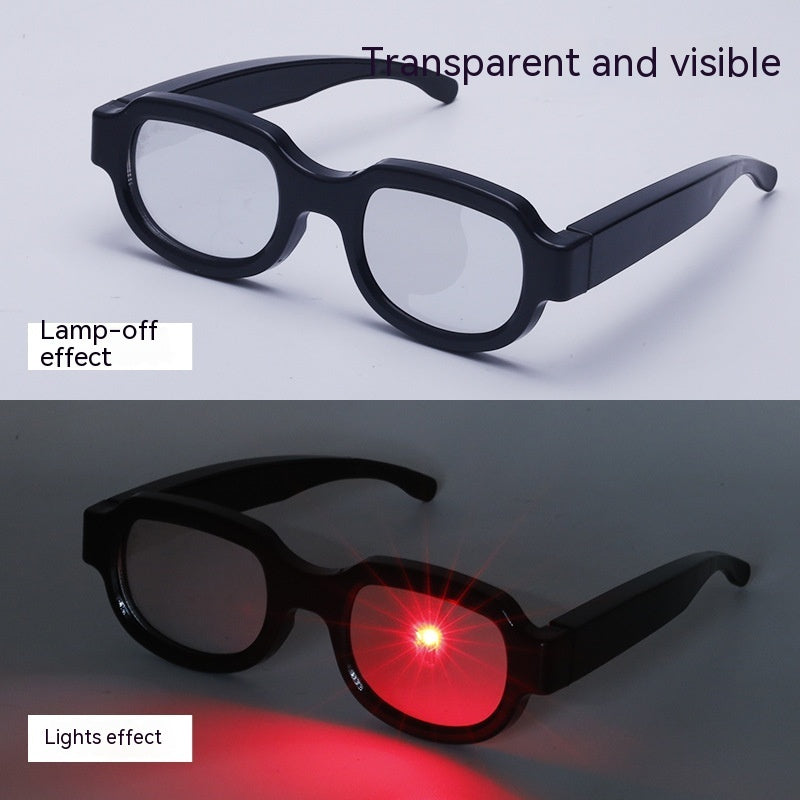 New LED Goggles Luminous Glasses Eccentric Personality Ball Performance Glasses