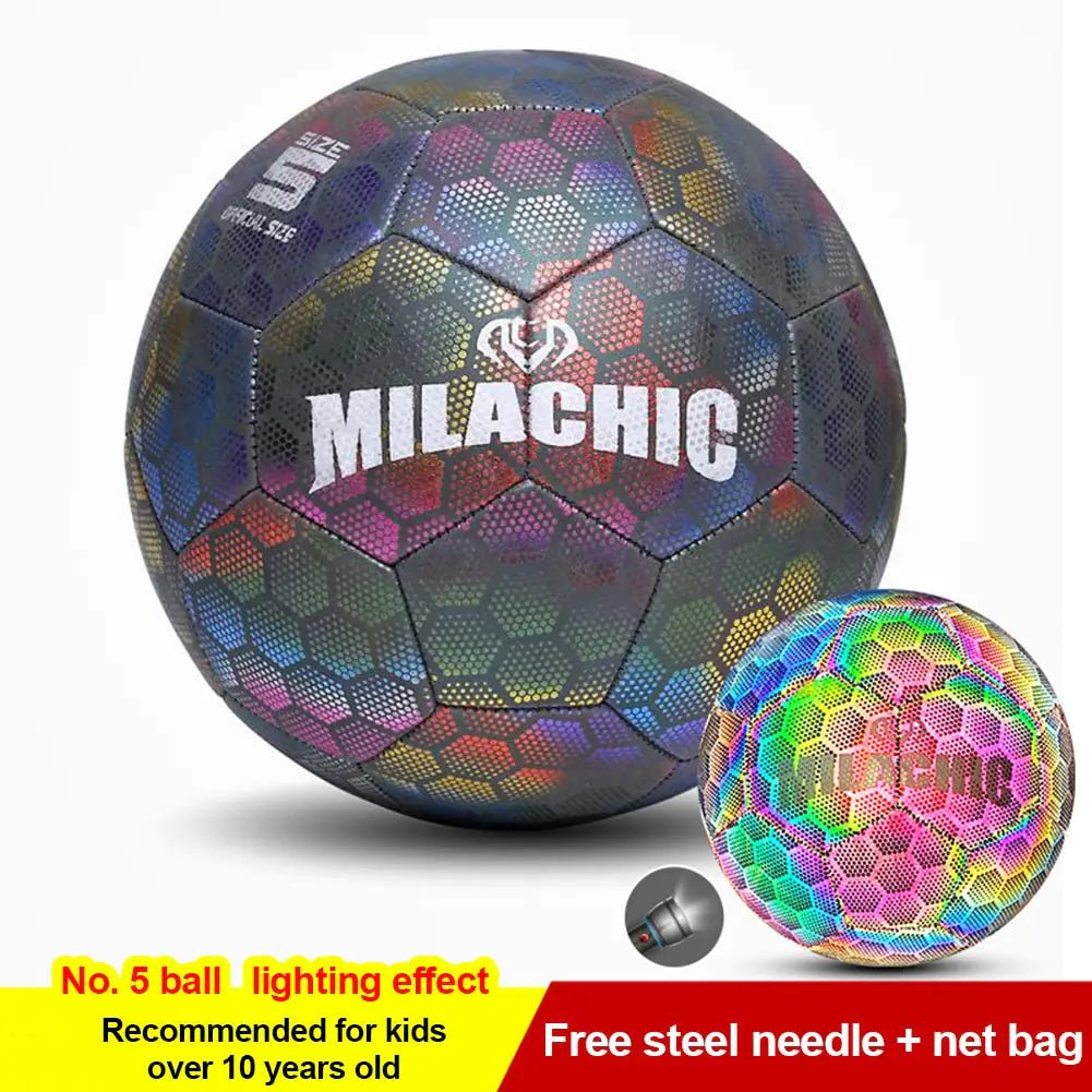 Holographic Glowing Football