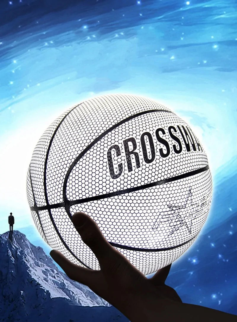 Holographic Reflective Wear-Resistant Luminous Basketball